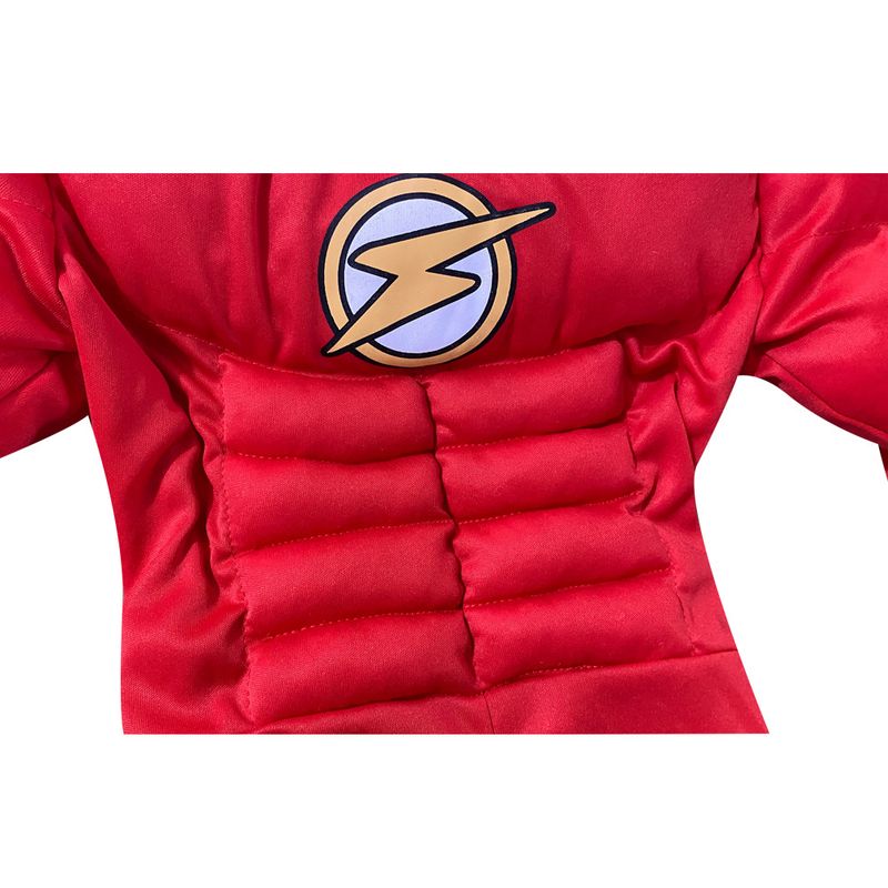 Disfraz de Flash musculoso para niños - Disfraz de Halloween para niños y niñas - Disfraz de superhéroe para cosplay y actuaciones_voghion.com