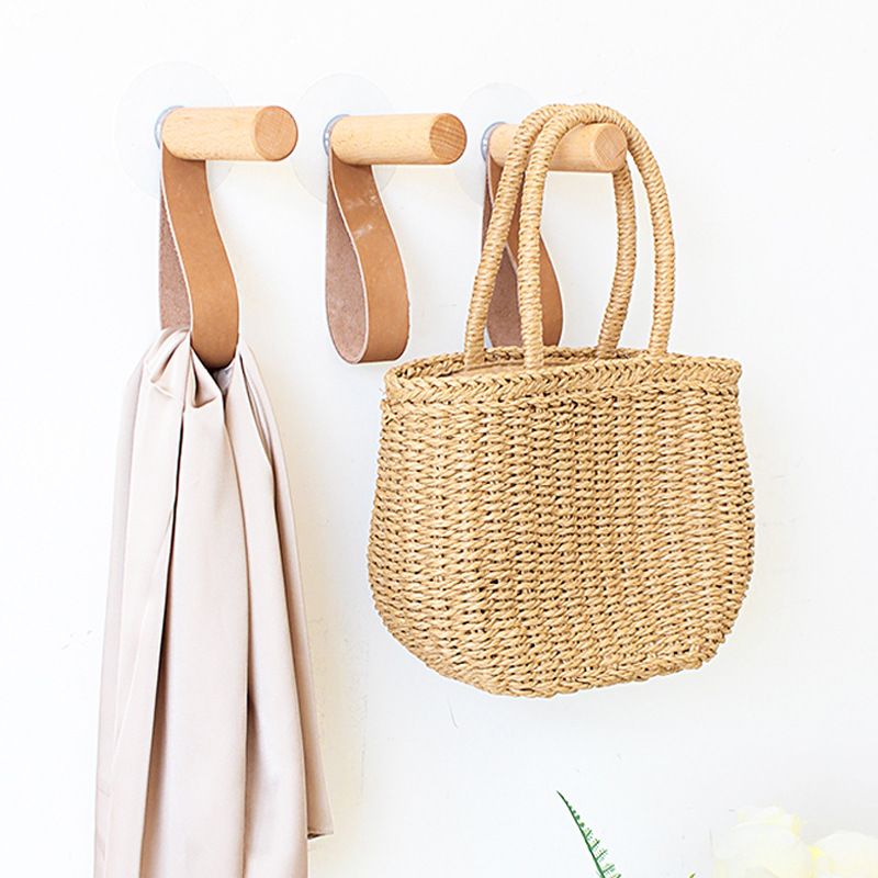 Ručně tkaná plážová taška ze slámy - boho šik ručně vyrobená taška na dovolenou a letní výlety_voghion.com