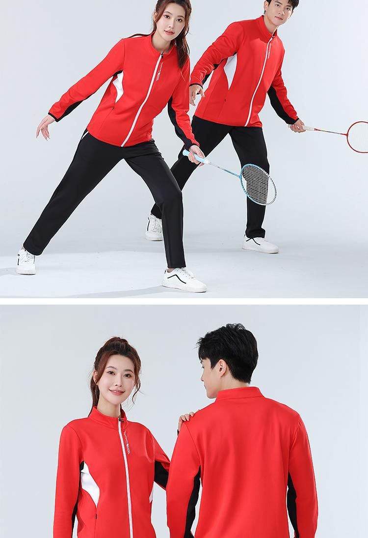 Herbst/Winter Badminton-Trainingsset für Damen und Herren, Performance-Sportbekleidung, lange Hose, Arbeitskleidung_voghion.com