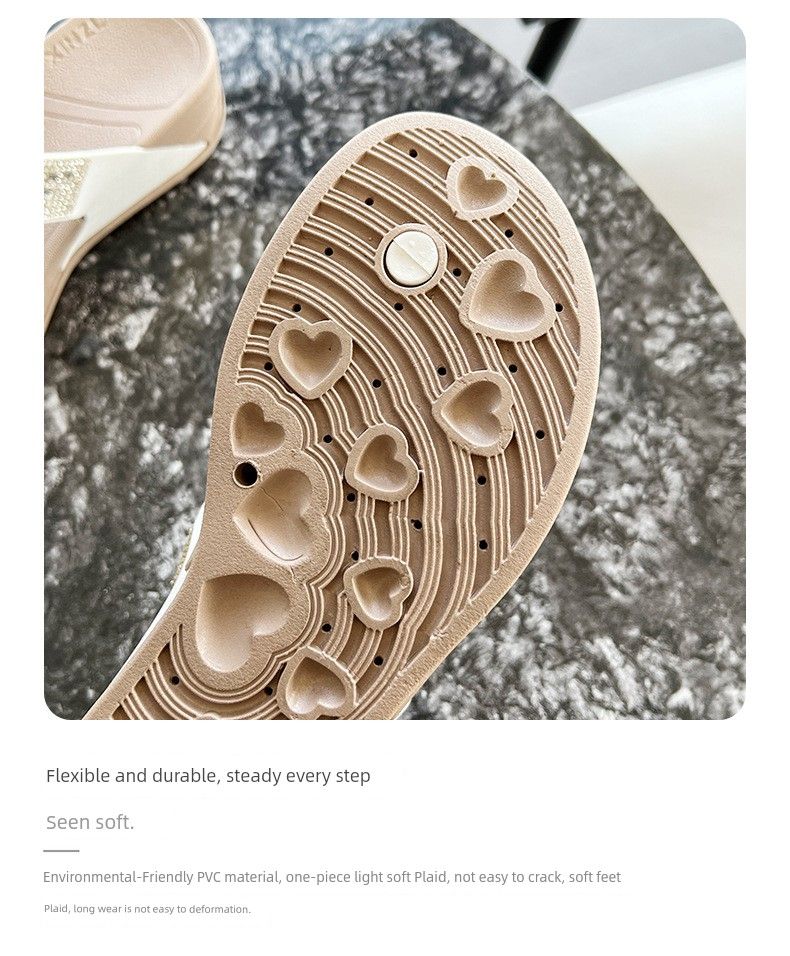 Xzl Outwear Fashion Light Dia Pinch Platform Slippers_voghion.com