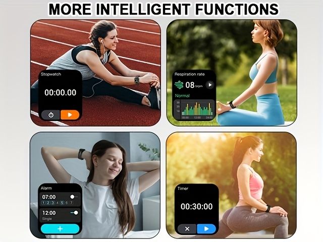 Smartwatch T50, ponad 100 trybów ćwiczeń, monitor snu, wersja sportowa smartwatcha na systemy iOS i Android._voghion.com