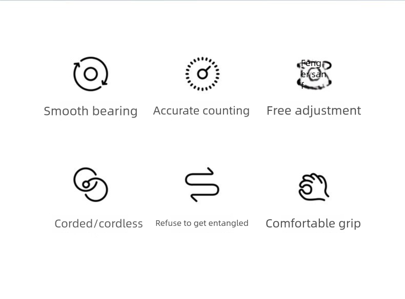 Equipo deportivo inteligente para adultos con conteo, con y sin cuerda de saltar de alambre de acero de doble uso para ejercicios con peso (venta al por mayor)_voghion.com