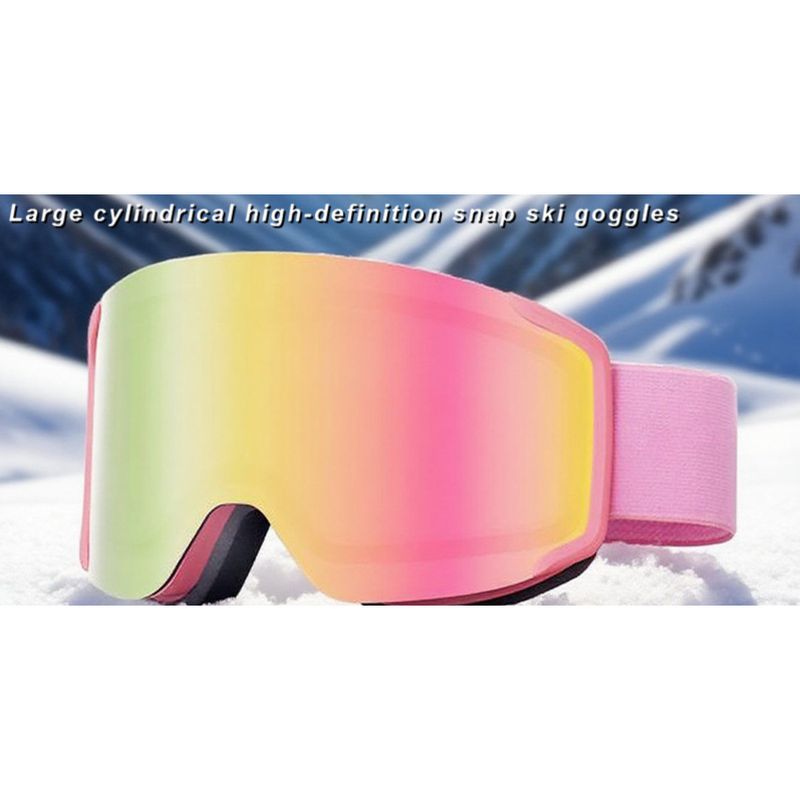 Double-layer Anti-fog Large Field Of View Aspheric Indoor Goggles HD Enhanced Clarity Outdoor Mountaineering Ski Glasses_voghion.com