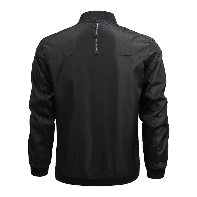 New spring and autumn casual solid color jacket men's_voghion.com