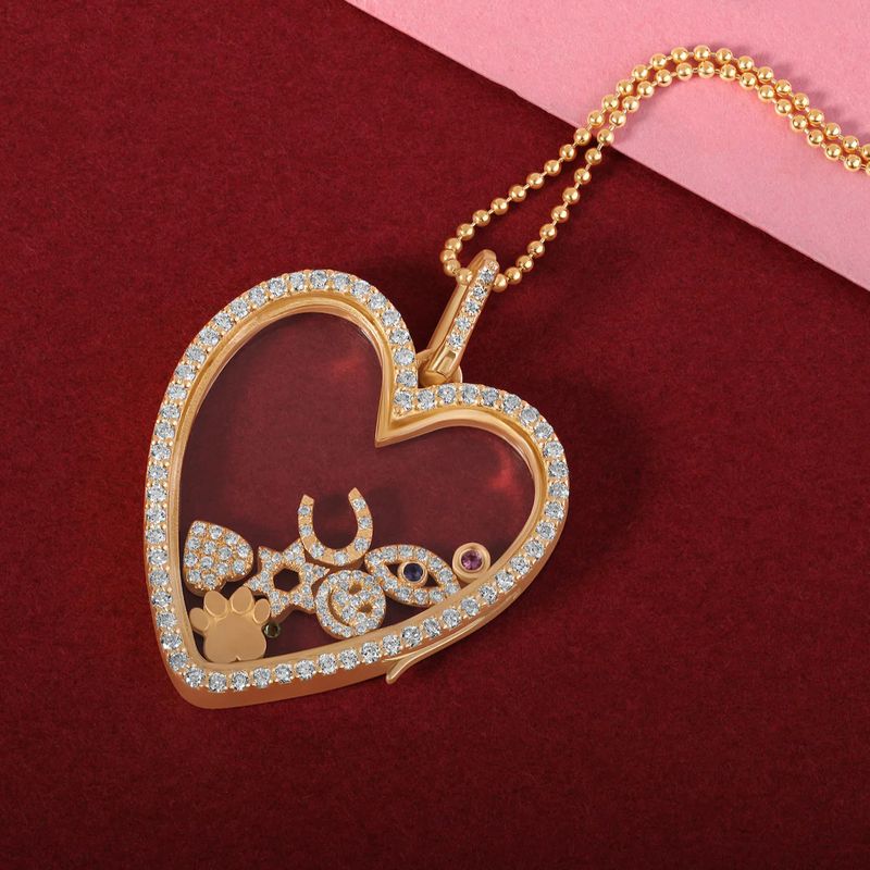 Boîte à bijoux transparente pour femme, ouvrable, collier créatif, à faire soi-même, tendance et polyvalent, galvanoplastie, préservation de la couleur or_voghion.com