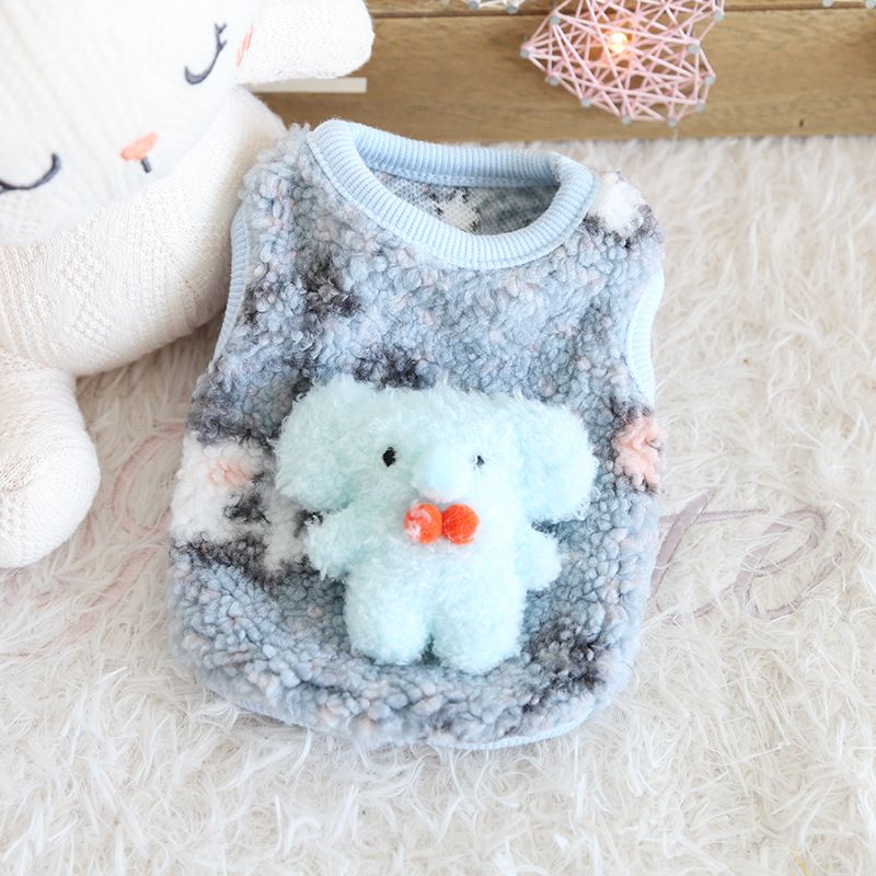 Petstyle Plush Little Doll Cute Cotton Puppy Kitten Clothes Newborn Cat_voghion.com