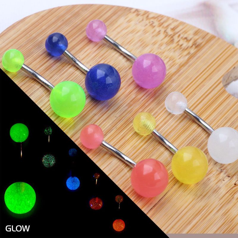 Piercing per il corpo umano, ombelico, chiodo per ombelico, anello per ombelico, 6 set di anelli per ombelico in perle_voghion.com