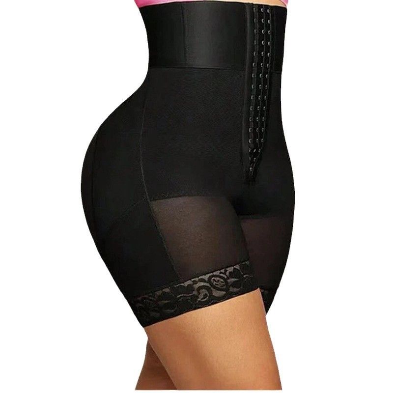 Women's Intimates Large Size Body Shaping Pants Postpartum Abdomen Lifting Hip Abdomen Pants Button High Elastic Shaping Pants_voghion.com