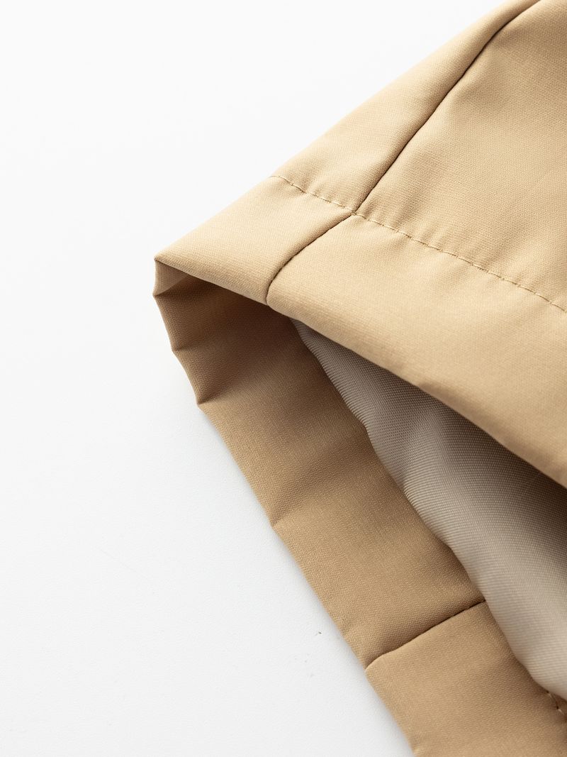 Slim-Fit-Trenchcoat für Herren – Leichter, zweireihiger Mantel im britischen Stil aus Modal und Kaninchenfell (XS-2XL, Schwarz/Khaki/Beige)_voghion.com