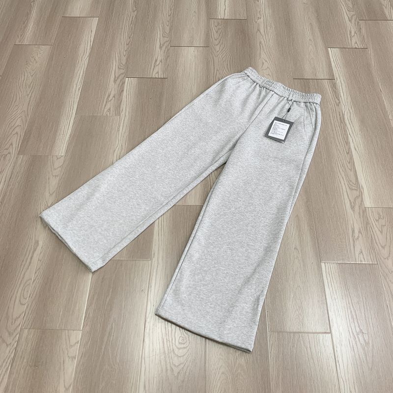 Vīriešu apģērbi High Street Heavyweight space Cotton Silhouette Flared Plus samta sporta bikses brīvas ikdienas taisnas platas bikses_voghion.com