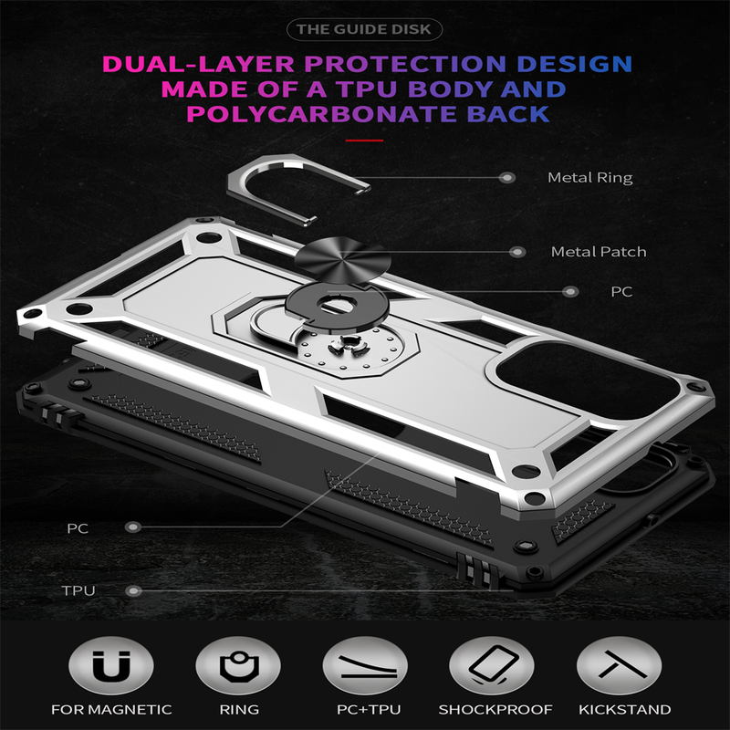 Stötsäkert skal för Samsung Galaxy A52 A53 A33 A12 A13 A03 A01 Core A22 A12 A32 A51 A31 A73 Anti-chock Armor Shell-skal_voghion.com