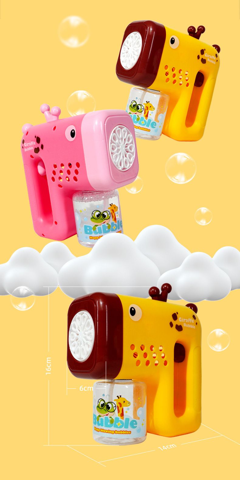 Automatische 10-gats bubbelpistool - elektrisch bubbelpistool voor kinderen (handbediende bubbelmachine)_voghion.com