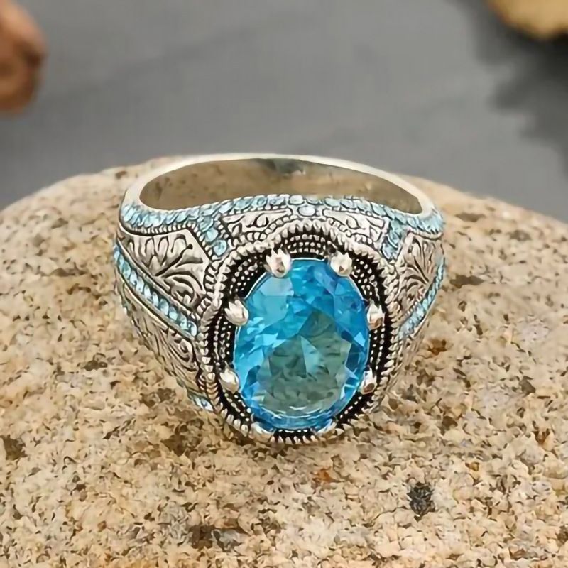 Cao Shi Pattern Creative Accessory Luxurious Dominant Women's Ring_voghion.com