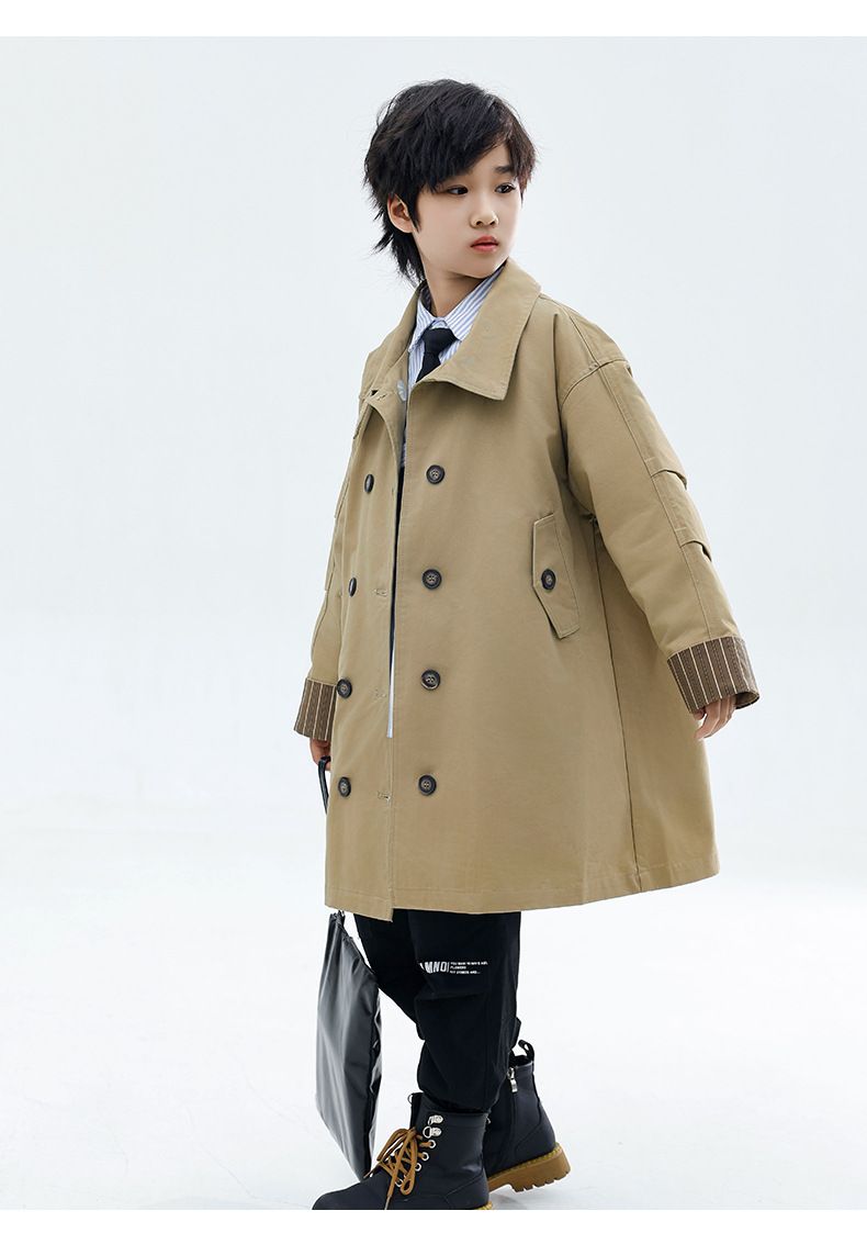 2025 New Three In One Down Cotton Jacket Long Boy Thick Warm Cotton Jacket Middle And Large Children Handsome Cotton Jacket_voghion.com
