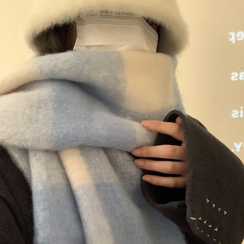 Sciarpa scozzese invernale Ms. 2025, versatile, calda e spessa, in cashmere_voghion.com