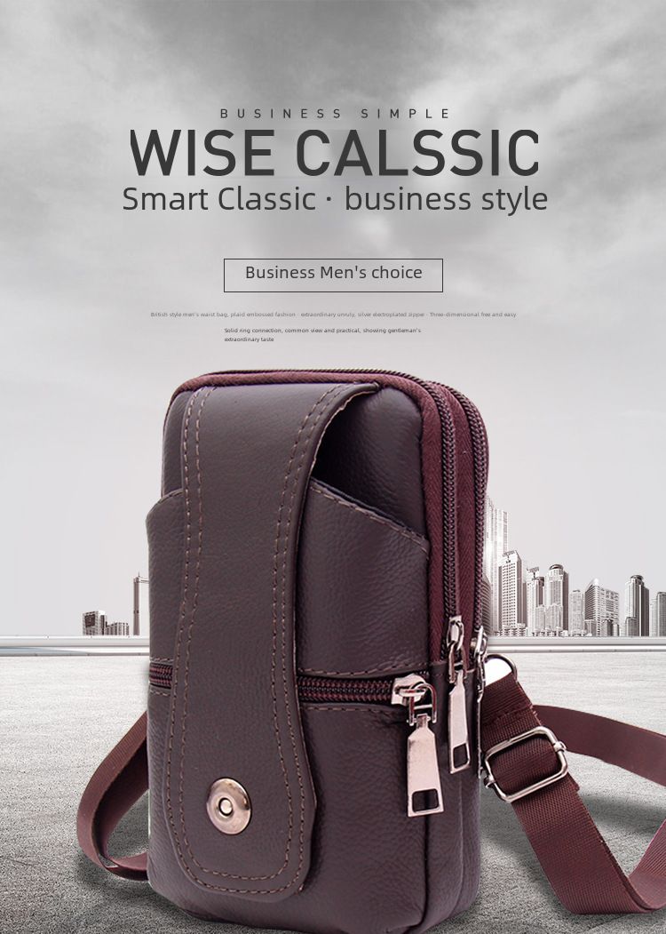 Naujas natūralios odos mobiliojo telefono krepšys, vyriškas diržo ir juosmens krepšys, daugiafunkcis mobiliojo telefono dėklas, diržas, mobiliojo telefono juosmens krepšys, didmeninė prekyba_voghion.com