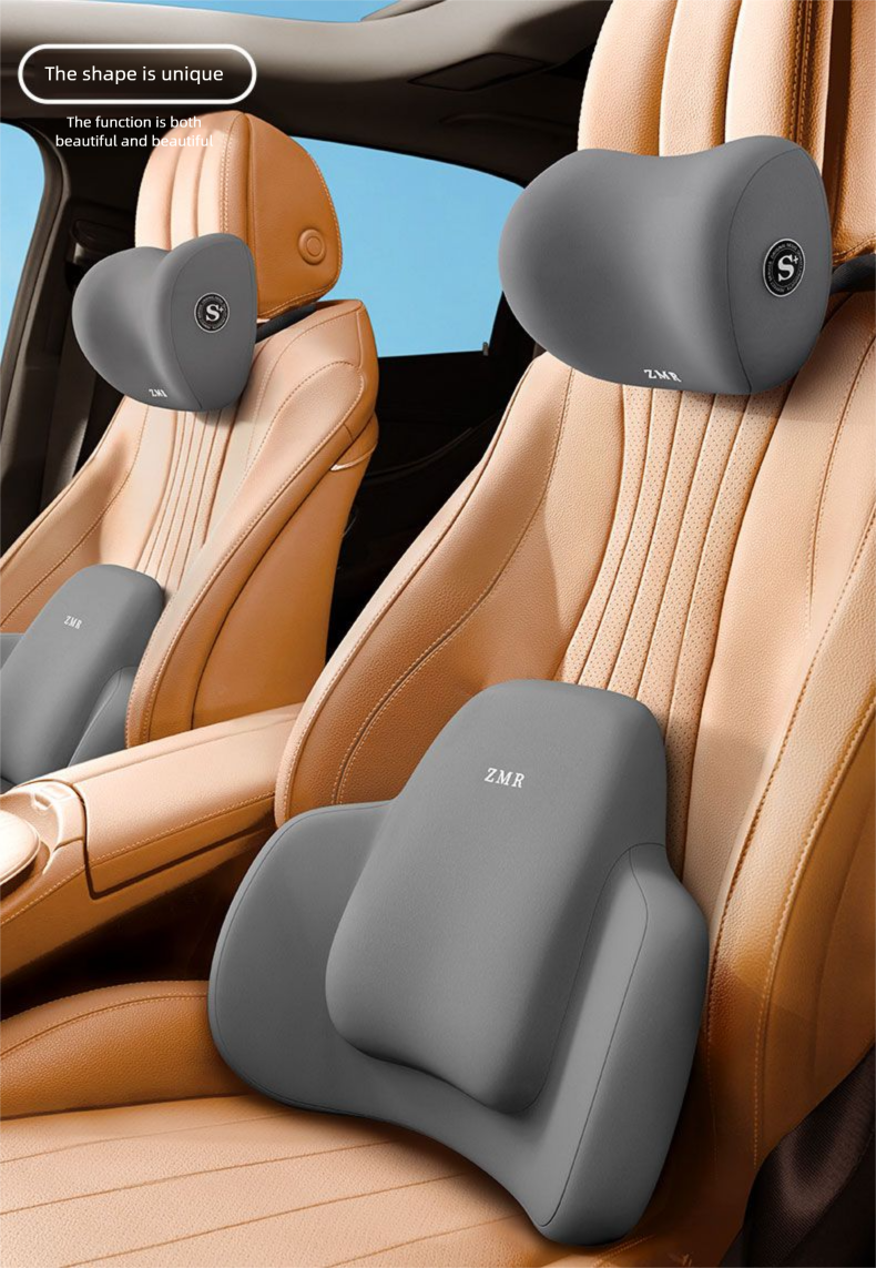 Coussin de siège de voiture, appui-dos pour poste de travail, support de taille, oreiller lombaire de bureau_voghion.com