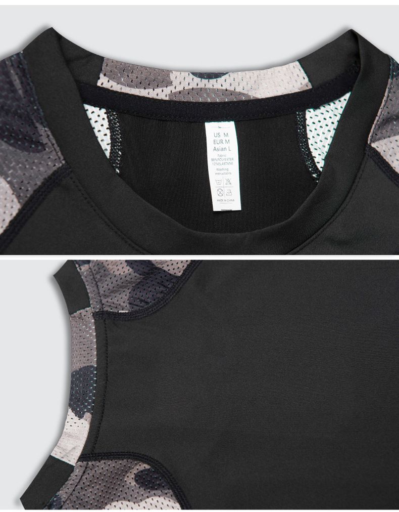 Sigutu Sports Speed Dry T-krekls Vīriešu Summer Stretch PRO Tight Running Training Īsām piedurknēm Fitnesa Apģērbi_voghion.com