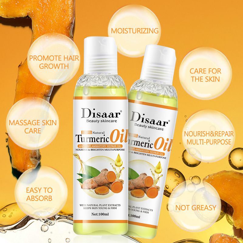 Olio corpo idratante alla curcuma Disaar_voghion.com