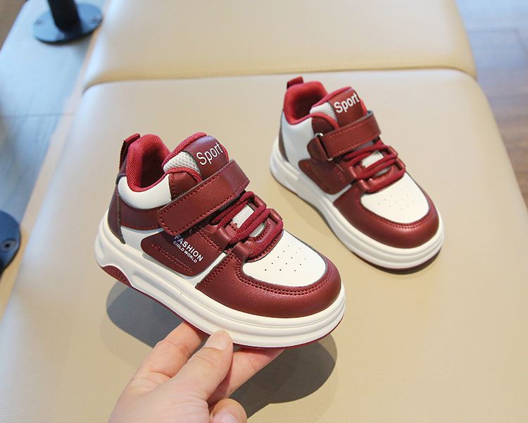 Nya små vita flickskor High Top Pojkar Casual Board Shoes Mjuka sulor Babyskor_voghion.com