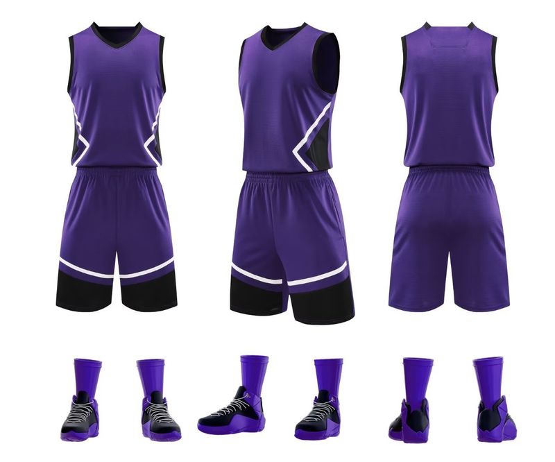 Ensemble de maillots de basket-ball américains 2023 pour hommes, maillot d'été imprimé pour entraînement et compétition, uniforme d'équipe d'étudiants_voghion.com