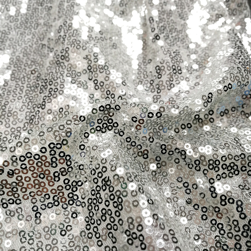Abito da donna con paillettes, senza maniche, scollo a V e lunghezza media, 5128_voghion.com