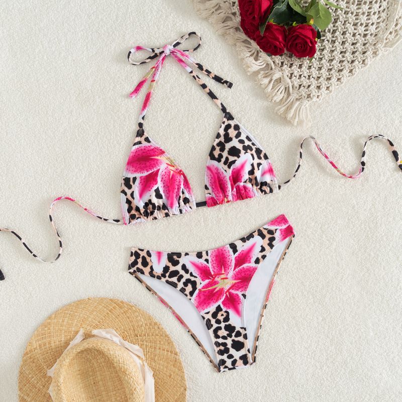 Maillot de bain deux pièces sexy Verve 2025, imprimé léopard, nouvelle collection_voghion.com