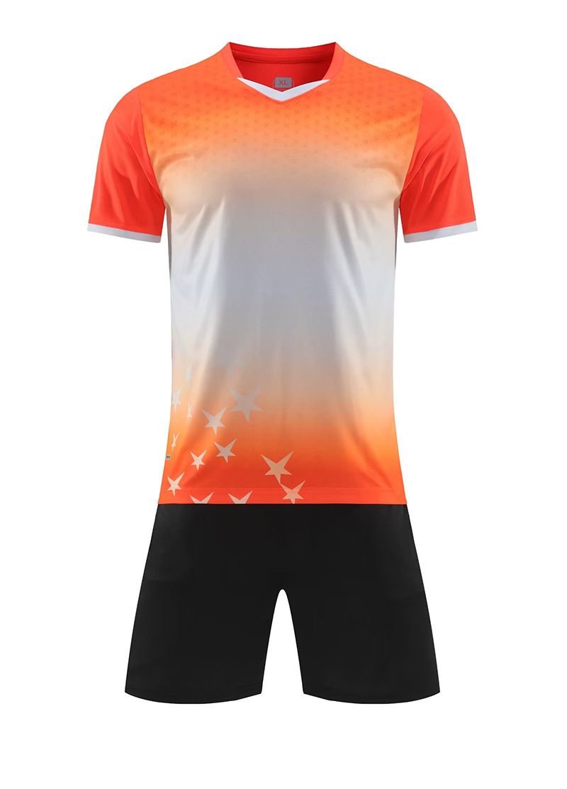 Men's Clothing short-sleeved training suits printed girls' jerseys children's football suits boys' summer game uniforms_voghion.com