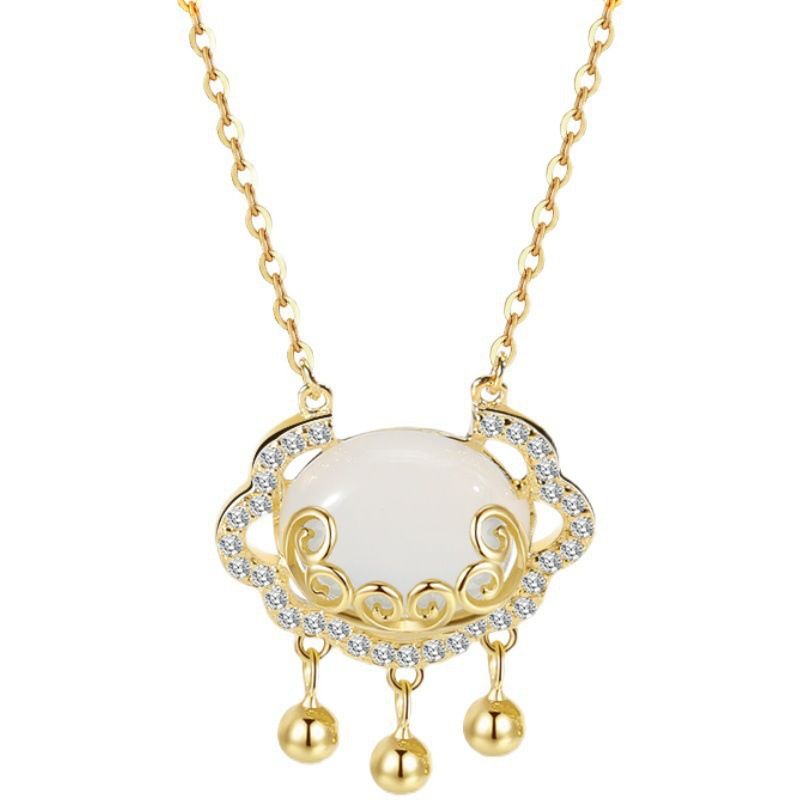 Nouveau collier ras du cou en acier titane inaltérable pour femme, tendance et simple, avec un trèfle à quatre feuilles et un style élégant._voghion.com