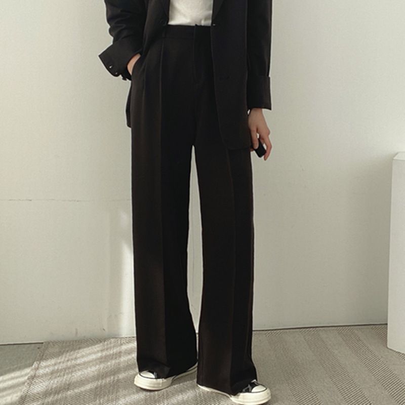 Blazer marrone da donna 2023 primavera e autunno taglia piccola, nuovo stile coreano, abito casual alla moda_voghion.com