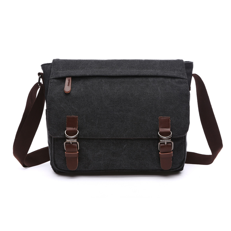 Schoudertas voor heren en dames NIEUW Veelzijdige canvas tas Praktische zakelijke computertas_voghion.com