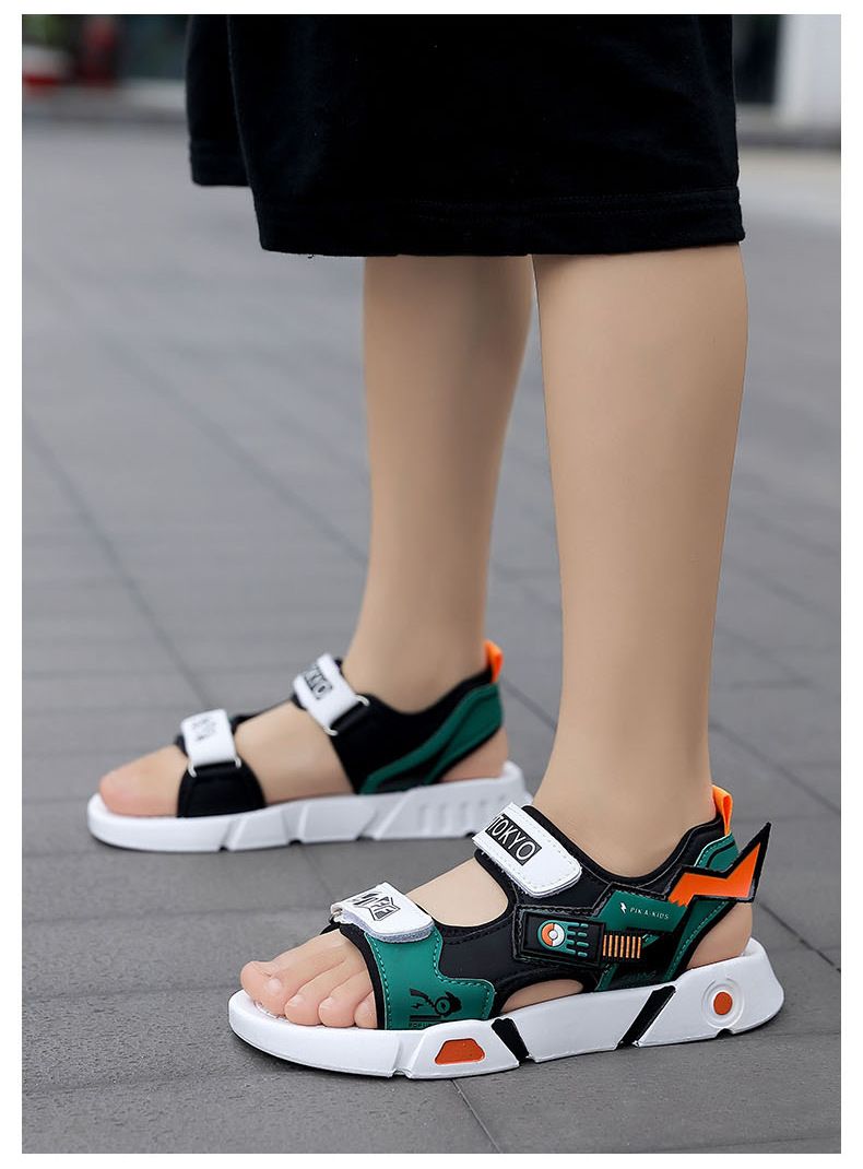 Sandali per bambini con suola morbida antiscivolo leggeri per studenti delle scuole elementari, bambini di età media e grande, ragazzi, scarpe per bambini_voghion.com