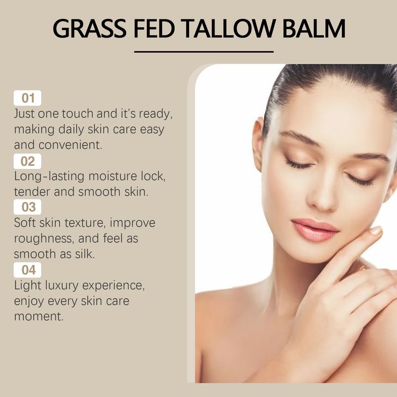 Hoygi Tallow Moisturizer Nourishes And Moisturizes Dry Skin With A Soft Smoothing Cream_voghion.com