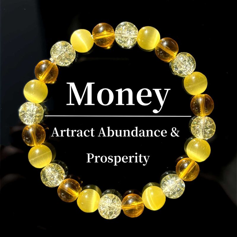 Xiyin Cat's Eye Stone And Yellow Crystal Three Types Bracelet Direct Sale_voghion.com