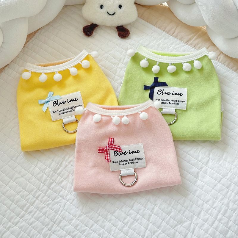 Chaleco de algodón fino para mascotas, perros y gatos, de primavera, ultra suave, con bloques de color, ideal para todas las estaciones, universal, capa base._voghion.com