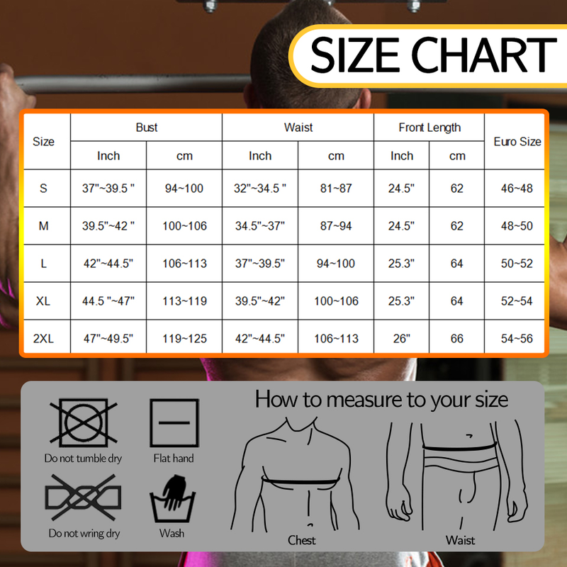 Sudore Uomo Sauna Gilet Vita Trainer Corsetto Cerniera Allenamento Canotta Dimagrante Body Shaper Camicia a compressione Pesare_voghion.com