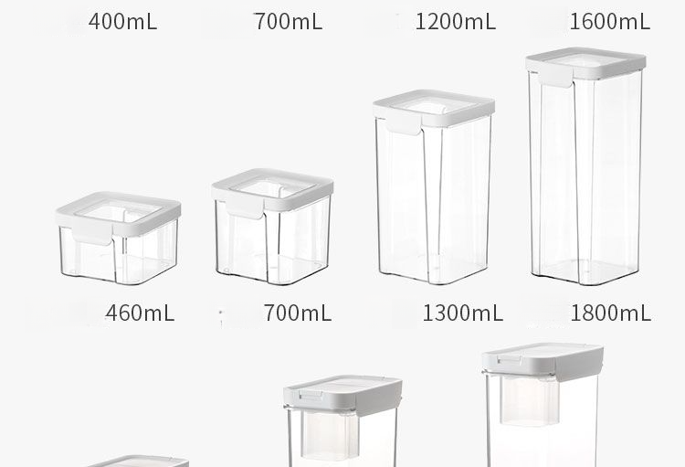 Contenitore in plastica sigillato per alimenti da cucina, contenitore per latte in polvere, contenitore per latte in polvere a prova di umidità, contenitore per latte in polvere Five Cereals_voghion.com
