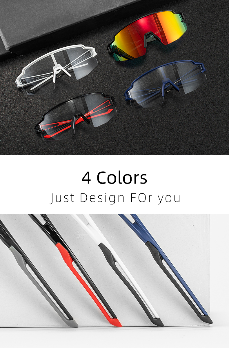 ROCKBROS Sport-Sonnenbrille Vollformat Photochromismus/polarisierte Fahrradbrille_voghion.com