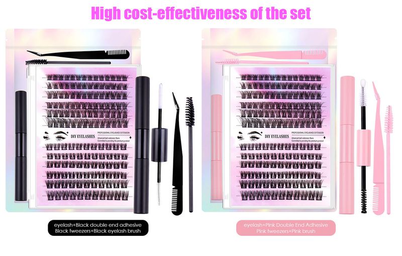 Large - Capacity Segmented Eyelash For Daily DIY Makeup - European And American Style, Natural And Dense False Eyelashes_voghion.com