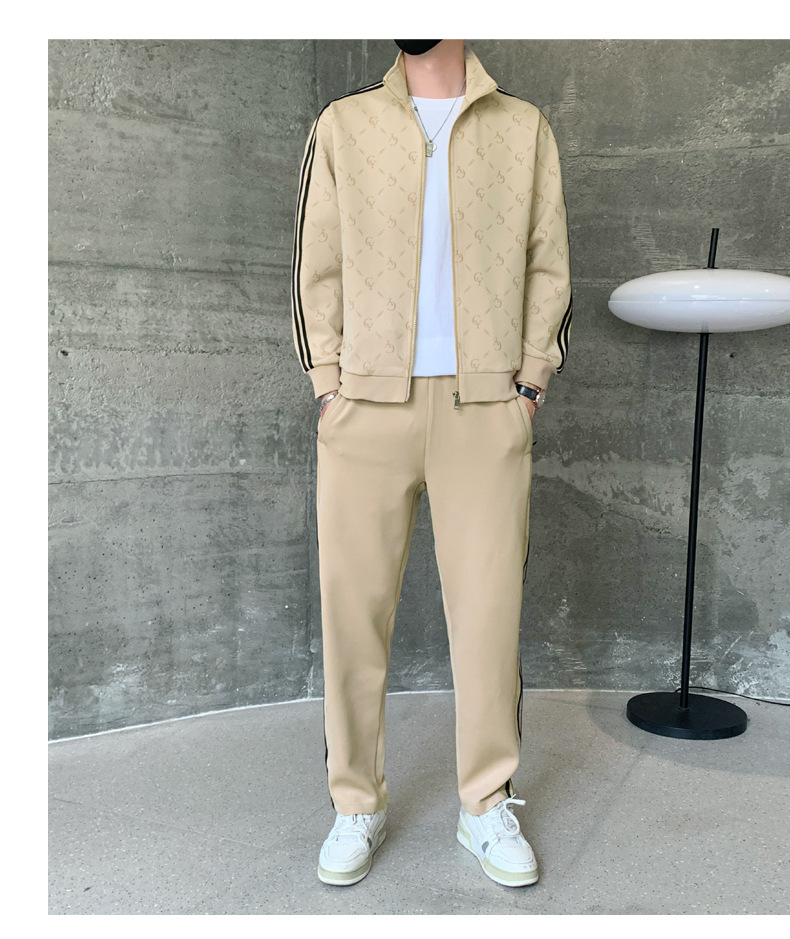 Herren-Kapuzenpullover und Hose für Herbst 2023, neues, modisches, bedrucktes, trendiges Marken-großes, lässiges, zweiteiliges Sport-Set_voghion.com