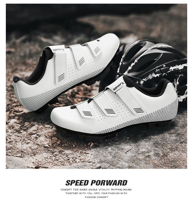 Outdoor Breathable Bike Riding Shoes Men's And Women's Mountain Lock Road Lock Bike Shoes_voghion.com