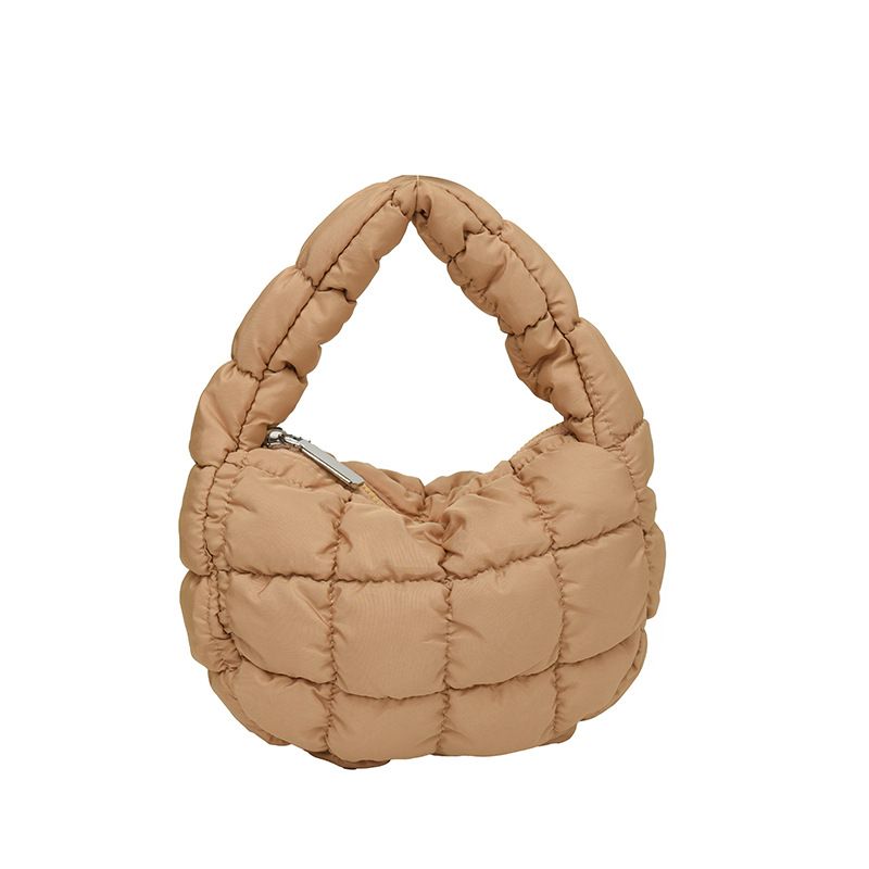 Borsa a mano mini versatile e dolce da donna, in stile coreano, di alta qualità, con plissettatura a nuvola e nuova moda._voghion.com