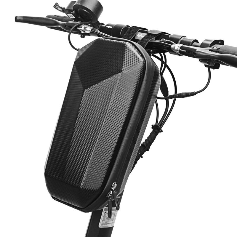 Electric scooter front bag hanging bag hard shell EVA enlarged waterproof folding bicycle balance handlebar first bag_voghion.com