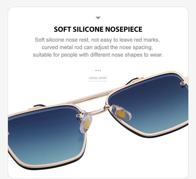2025 Summer New European And American Cut Edge Frameless Sunglasses For Men, High-end Sunglasses For Men, Trendy Sunglasses For Men, Sunglasses_voghion.com