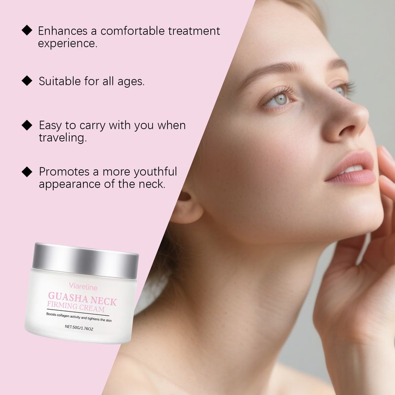 VIARELINE Nourishing Gentle Neck Skin Hydrating Soft And Delicate Care Moisturizing Cream_voghion.com