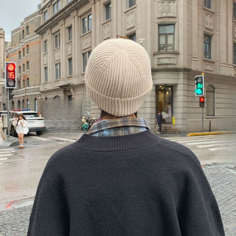 2025 New Winter Men's Hat Warm Knit Beanie_voghion.com