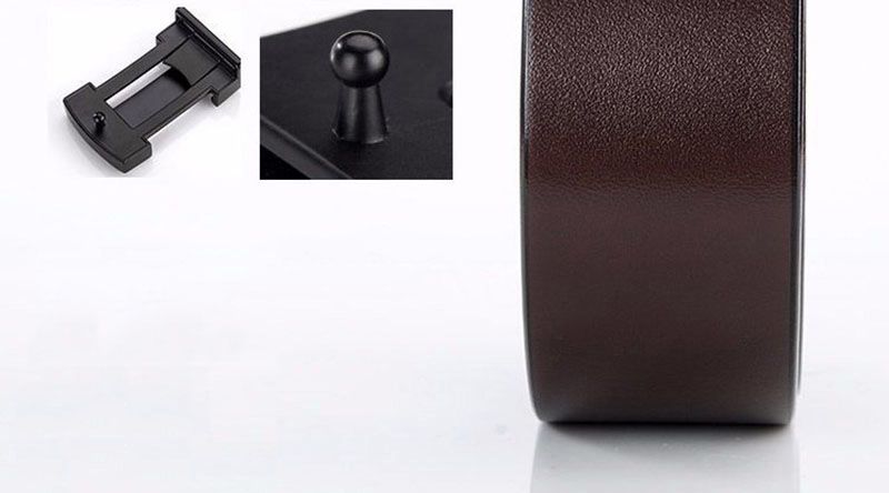 HOT HIDUP Top Quality Pure Solid Cowhide Leather for Pin Smooth Men Cow Strap Vintage Belts 38mm Width Without Buckle NWJ627_voghion.com