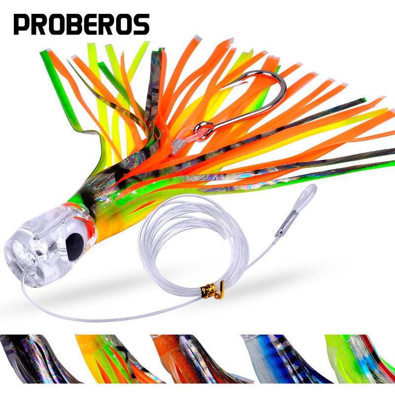 Köder Acryl Octopus Drag Soft 23cm 17cm Harz Bionic Köder Meer Boot Angelausrüstung_voghion.com