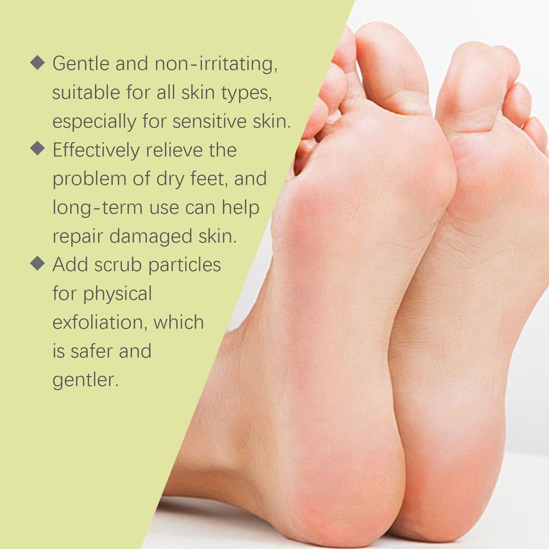 Exfoliantul pentru picioare curăță delicat keratina și pielea moartă a picioarelor, hidratează și netezește pielea._voghion.com