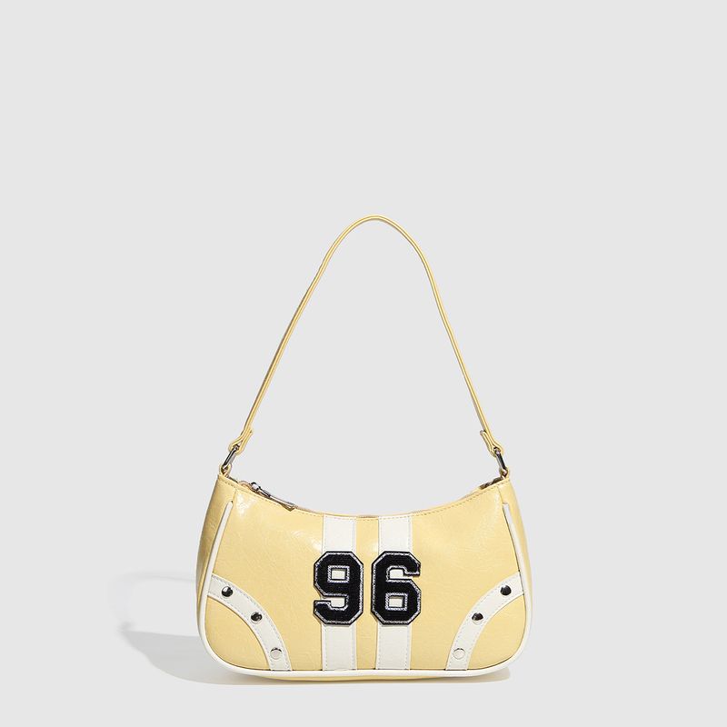 Borsa a mano con tracolla da ascella alla moda, piccola borsa quadrata da donna_voghion.com